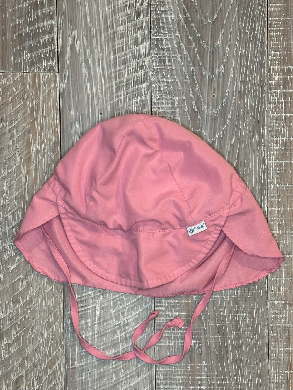 i play. Pink Sun Hat with Chin Ties